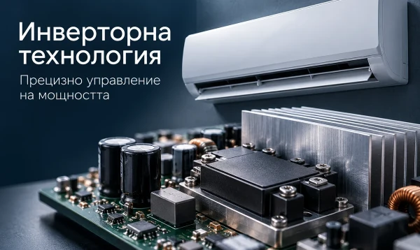 Какво е инверторен климатик и как работи?