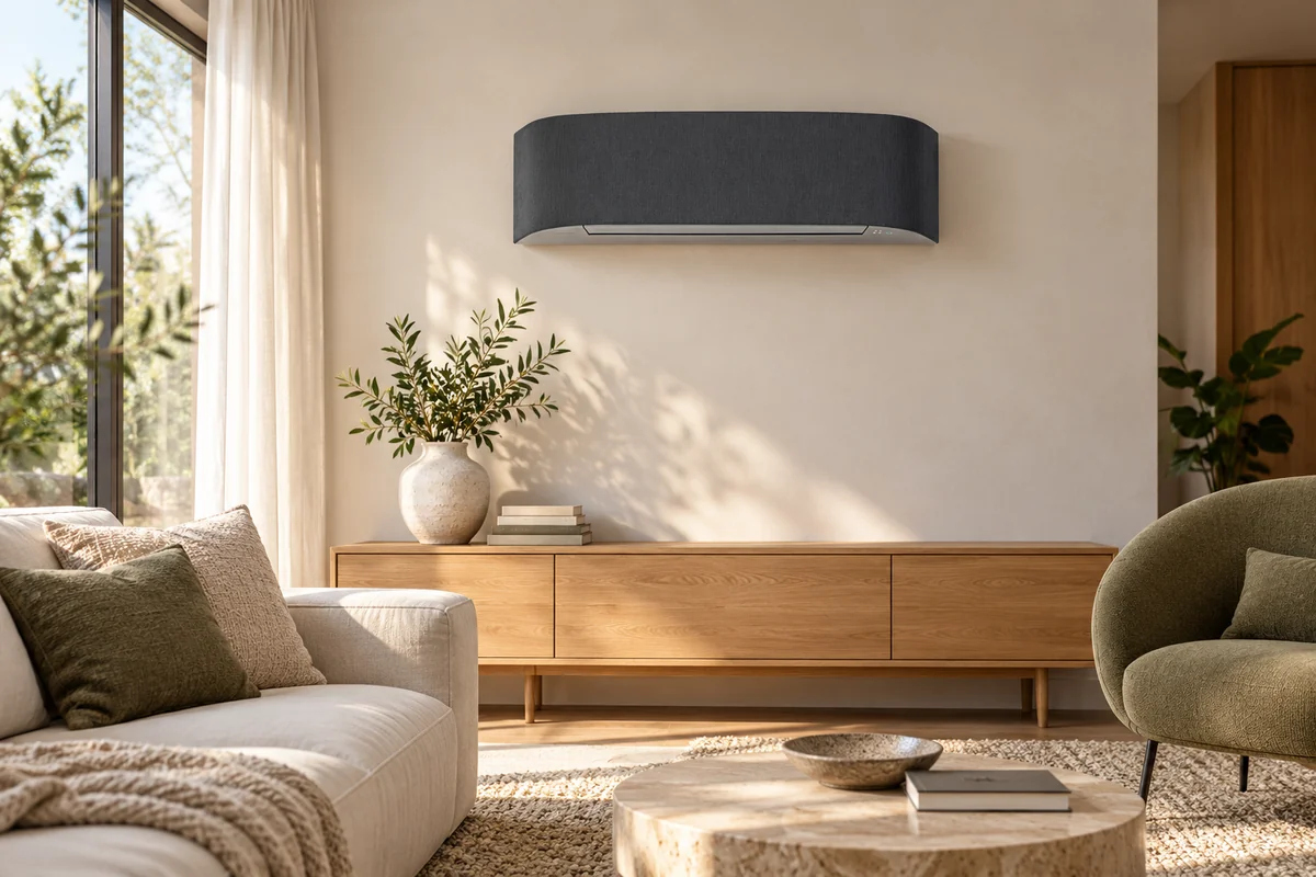 Toshiba Haori — текстилен дизайн, тиха работа и комфорт