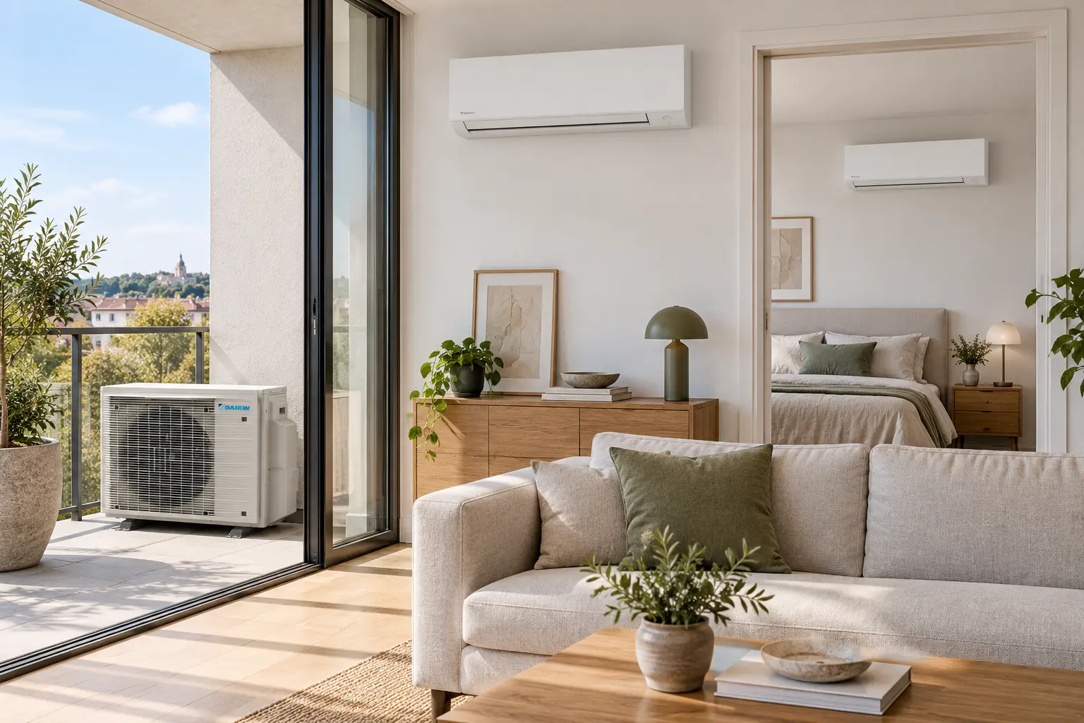 Мултисплит система Daikin 2MXM40A9 с две вътрешни тела в две отделни помещения