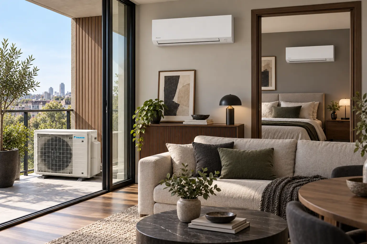 Мултисплит система Daikin 2MXM50A9 с две вътрешни тела в две отделни помещения